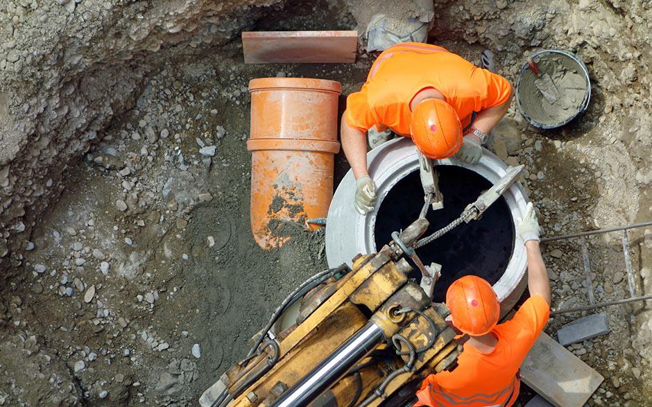 travaux assainissement prix Maule